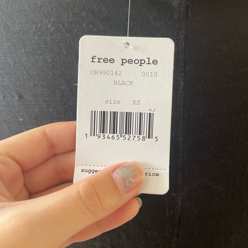 FP We The Free Black Astrid Tee XS/S - Picture 7 of 10